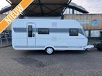 2025 HOBBY 490 KMF Excellent Edition 2025 + 1750kg as ACTIE!, Caravans en Kamperen, Schokbreker, Hobby, Bedrijf, Treinzit