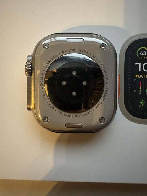Apple Watch Ultra 2 Titanium GPS + Cellular - ZGAN, Telecommunicatie, Mobiele telefoons | Apple iPhone, Zo goed als nieuw, Zilver