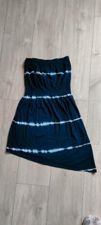 Strapless jurk, Kleding | Dames, Rokken, Blauw, Ophalen of Verzenden, Zo goed als nieuw, Maat 36 (S)