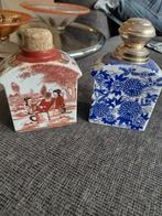 Antieke Chinese Thee Busjes - Gedecoreerd, Ophalen of Verzenden
