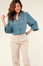 Aaiko 'Veronne Tie' blouse maat L = 40, NIEUWstaat!, Ophalen of Verzenden, Nieuw, Maat 38/40 (M), Blauw