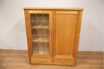 Vintage Eikenhouten Servieskast met 2-Deurtjes & Lades, Ophalen of Verzenden