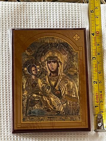 Byzantijns, Orthodoxe Icoon Moeder Gods Maria en Jezus