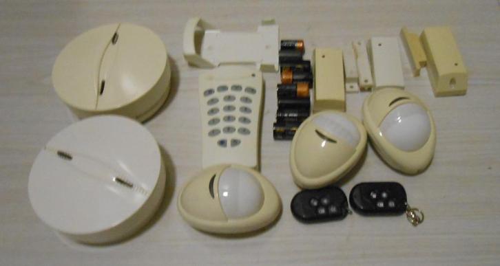 Alarminstallatie Powermax draadloos, Doe-het-zelf en Verbouw, Alarmsystemen, Gebruikt, Compleet systeem, Draadloos, Afstandsbediening