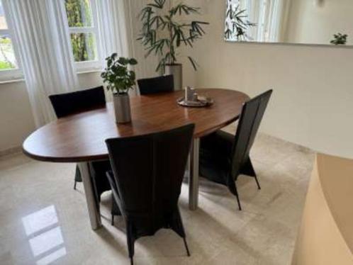 Complete eetkamer + salontafel, Huis en Inrichting, Complete eetkamers, Gebruikt, 4 tot 6 stoelen, Ophalen
