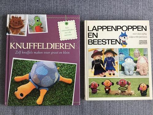 2 boeken om zelf knuffeldieren, beesten en poppen te maken., Boeken, Hobby en Vrije tijd, Gelezen, Poppen maken, Ophalen of Verzenden