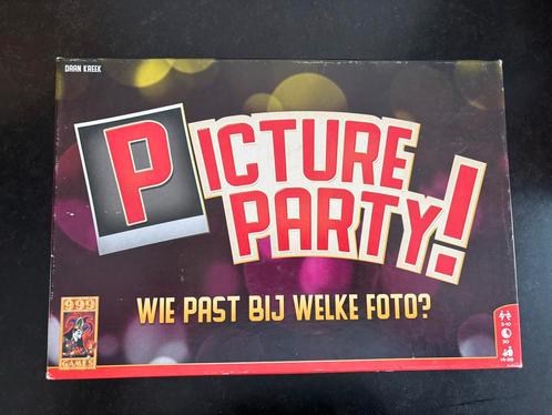 Bordspel Picture Party!, Hobby en Vrije tijd, Gezelschapsspellen | Kaartspellen, Zo goed als nieuw, Ophalen