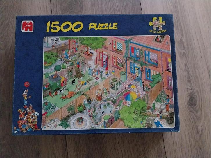 Jan van Haasteren - Buren - 1500 stukjes, Hobby en Vrije tijd, Denksport en Puzzels, Zo goed als nieuw, 500 t/m 1500 stukjes, Ophalen of Verzenden
