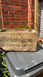 Houten Heineken krat van vroeger, Verzamelen, Ophalen of Verzenden, Gebruikt, Overige typen, Heineken