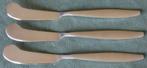 Nr F332: 3 Verzilverde botermesjes Gero 90 (modern), Antiek en Kunst, Ophalen of Verzenden