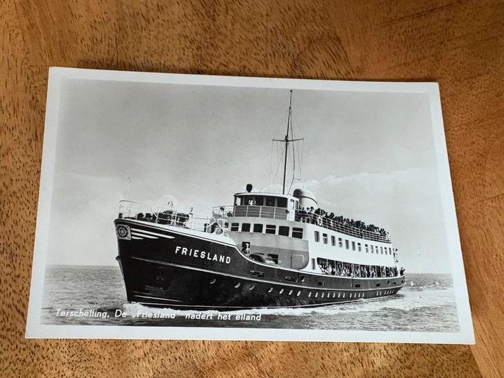 Ansichtkaart Friesland Rederij Doeksen Terschelling, Verzamelen, Scheepvaart, Gebruikt, Ophalen of Verzenden
