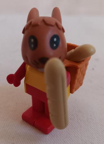 Lego Fabuland 3708 Rufus Rabbit met 2 stokbroden in mand beschikbaar voor biedingen