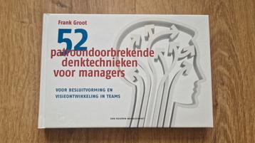 52 patroondoorbrekende denktechnieken voor managers beschikbaar voor biedingen