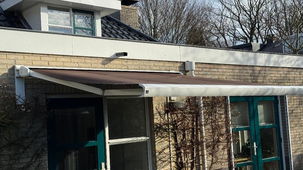 Zonnescherm knikarm Ambiance Proline (2023), Tuin en Terras, Zonneschermen, Ophalen, Elektrisch, Zo goed als nieuw, 150 tot 300 cm
