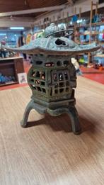 Vintage jaren 1940 gietijzeren pagode lantaarn - Aziatische, Ophalen of Verzenden