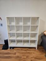 White Ikea Kallax 4x4 with raised base, Ophalen, Gebruikt
