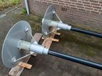 Bega paaltoparmaturen incl. mast, Ophalen, Staande lamp, Aluminium, 50 tot 250 watt