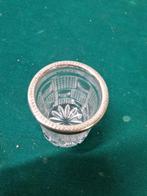 Lepelvaasje vintage kristal glas, Huis en Inrichting, Woonaccessoires | Vazen, Ophalen of Verzenden, 'T Olde Gre-j, Info@toldegrej.nl