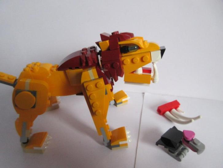 31112b, Wilde Leeuw, Creator 3 in 1. Verzenden is mogelijk., Kinderen en Baby's, Speelgoed | Duplo en Lego, Zo goed als nieuw