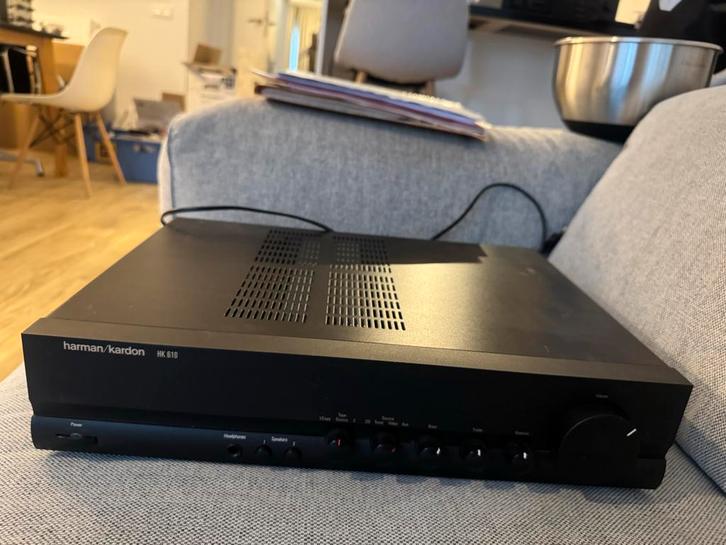 Harman/kardon HK610 Stereo Versterker, Audio, Tv en Foto, Versterkers en Receivers, Gebruikt, Stereo, 60 tot 120 watt, Overige merken