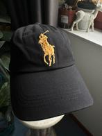 Polo Ralph Lauren Cotton Chino Ball Cap in black with logo, Verzenden, Zo goed als nieuw