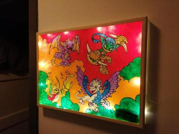 ADVERTENTIE GOED LEZEN. Skylander wandlamp GRATIS/ RUIL beschikbaar voor biedingen