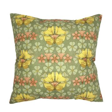Kussenhoes Victoriaans vlinders linnenlook | 44 x 44 cm beschikbaar voor biedingen