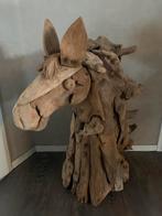 Teak houten paard, Antiek en Kunst, Ophalen of Verzenden