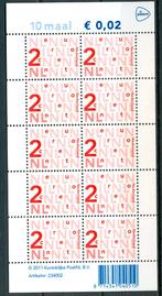 Ned NVPH V2034dc velletje bijplakzegels postnl L fosfor 2011, Postzegels en Munten, Postzegels | Nederland, Ophalen of Verzenden