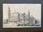 Vredespaleis, litho van tekening, Ophalen of Verzenden
