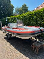 Rubberboot 55 pk yamaha, Watersport en Boten, Ophalen, Gebruikt, Yamaha, Benzine