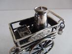 Miniatuur zilver L11c melkkar + tap zilveren miniaturen, Verzenden, Zilver