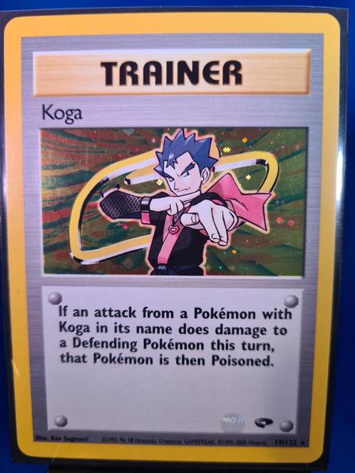 Koga 19/132 - Gym Challenge, Hobby en Vrije tijd, Verzamelkaartspellen | Pokémon, Gebruikt, Losse kaart, Verzenden