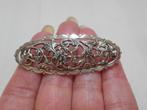 Zilveren vintage broche Niekerk nr.902, Sieraden, Tassen en Uiterlijk, Broches, 4 tot 7 cm, Verzenden, Zo goed als nieuw, Zilver