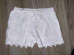 Korte broek short kort broekje 152 wit witte broderie, Kinderen en Baby's, Kinderkleding | Maat 152, Verzenden, Nieuw, Meisje