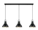 Industriële hanglamp | plafondlamp | zwart / grijs | Magnus, Industrieel, Metaal, Zo goed als nieuw, Ophalen