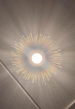QAZQA Gouden Plafondlamp - Landelijk. Goud, Ophalen, Nieuw, Metaal, Landelijk