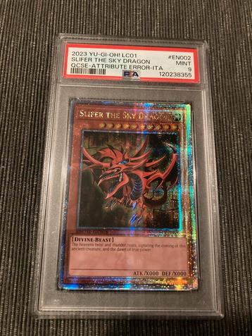 Slifer the Sky Dragon - PSA 9 Mint! beschikbaar voor biedingen