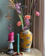 Gele Vaas met Zebraprint - LOCOLAMA, Ophalen, Overige materialen, Gebruikt, Geel