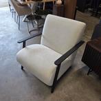 Fauteuil Meghan Chenille, kleur Beige/Zwart van Kave Home, Ophalen, Info@kavehome.nl, Nieuw, 75 tot 100 cm