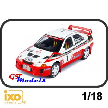 Mitsubishi Lancer RS Evo V RAC Rally 1998 Mäkinen - Ixo 1:18 beschikbaar voor biedingen