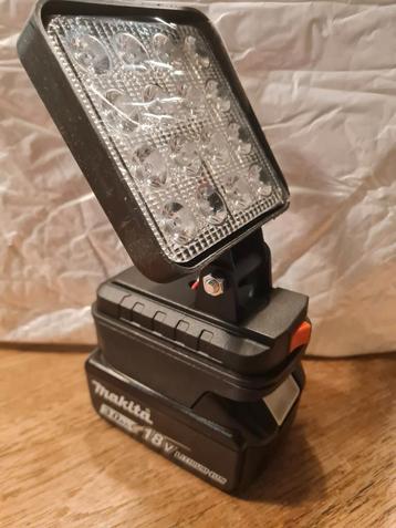Prachtige nieuwe ledlamp voor Makita 18 en 14,4 volt batteri beschikbaar voor biedingen