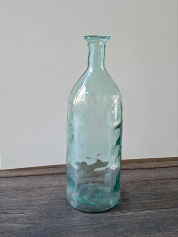 Glazen Fles Vaas - Decoratief beschikbaar voor biedingen