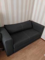Compacte 2-zits slaapbank – donkergrijs – zo goed als nieuw, Huis en Inrichting, Slaapkamer | Slaapbanken, Ophalen, Zo goed als nieuw