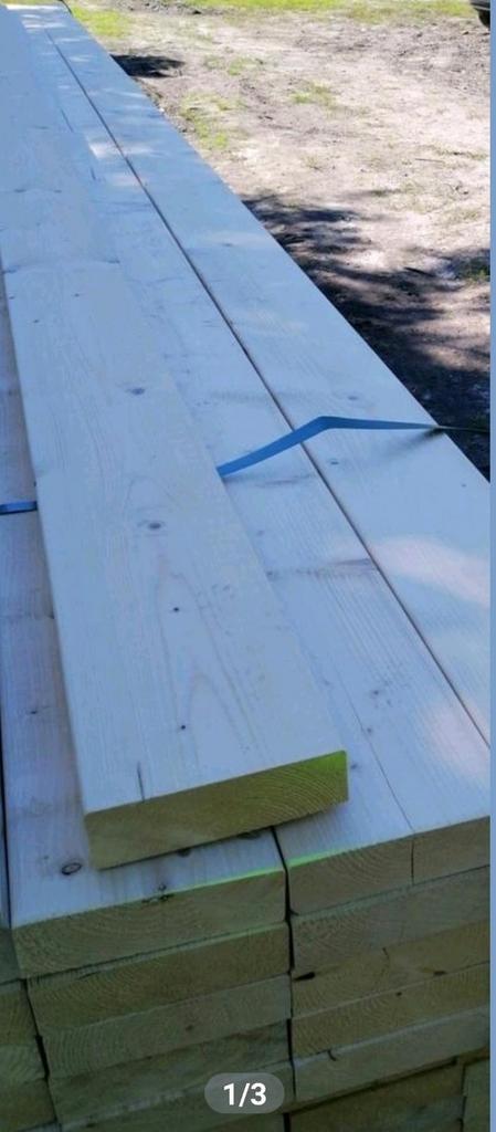 Sls cls 44x145x5100 44x145x6000 houten regels palen balken, Doe-het-zelf en Verbouw, Hout en Planken, Zo goed als nieuw, Balk