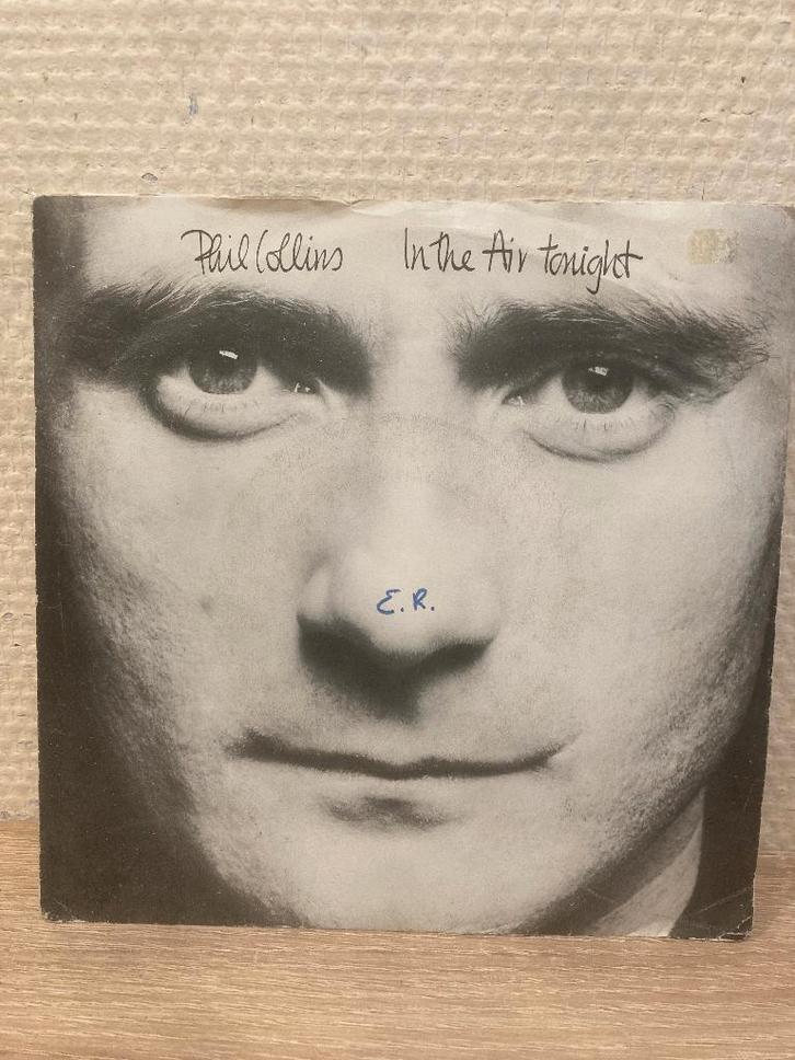 Phil Collins - in the air tonight 7inch single, Cd's en Dvd's, Vinyl Singles, Gebruikt, Single, Pop, 7 inch, Ophalen of Verzenden