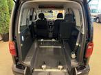 Volkswagen Caddy Rolstoelauto Automaat 3+1 Rolstoel geschikt, Auto's, Automaat, 12 maanden, Gebruikt, Zwart