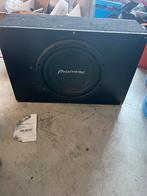 Subwoofer pioneer met versterker, Auto diversen, Ophalen, Gebruikt
