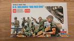 Vintage ESCI 1/72 WWII U.S. Soldaten "Big Red One", Hobby en Vrije tijd, Modelbouw | Figuren en Diorama's, Ophalen of Verzenden
