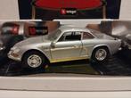 Renault Alpine 1600 A110 light grey Bburago metal 1:18 KRD, Ophalen of Verzenden, Zo goed als nieuw, Auto, Bburago